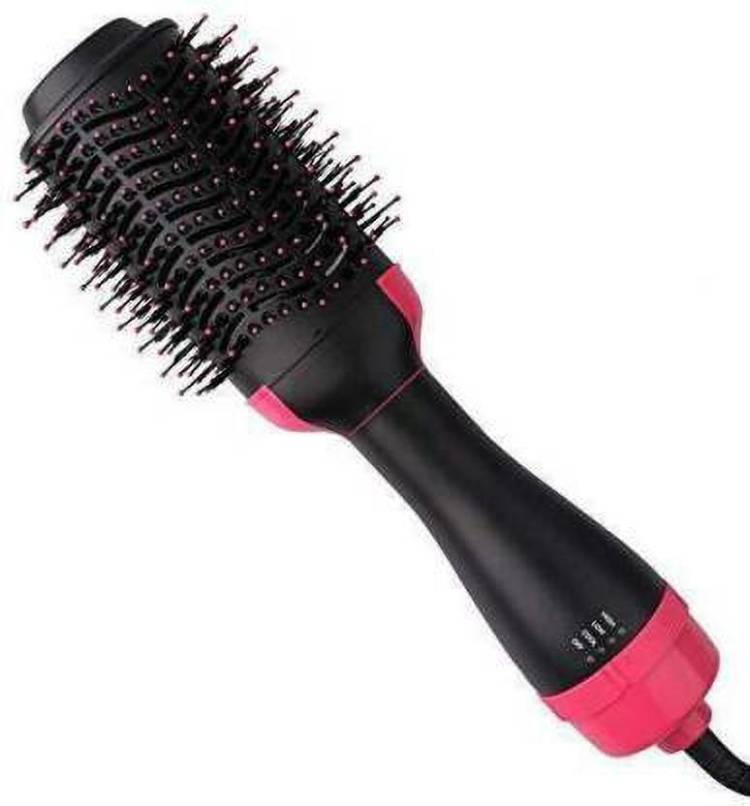Stylish Step Hair Straightener Curly Hair Brush Hair Straightener Brush Hair Straightener Brush Hot Air Brush (Black) Hair Straightener Price in India