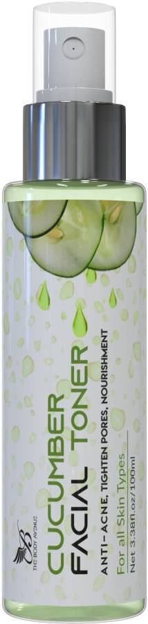 The Body Avenue Cucumber Face Toner for Anti Acne, Pore Tightening, Skin Purifying for Oily, Acne Prone & Dull Skin Men & Women Price in India