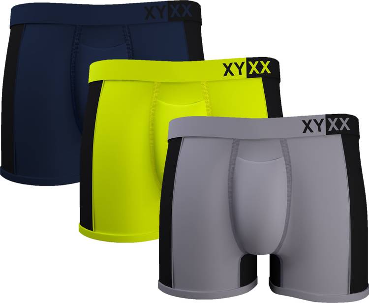 IntelliSoft Antimicrobial Micro Modal Dualist (Pack of 3) Men Trunks