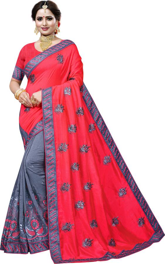 Printed Bollywood Cotton Jute Blend, Lace Saree