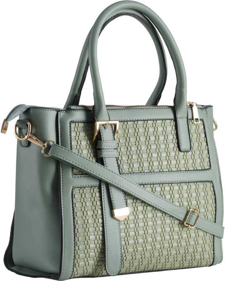 Women Green Hand-held Bag Price in India