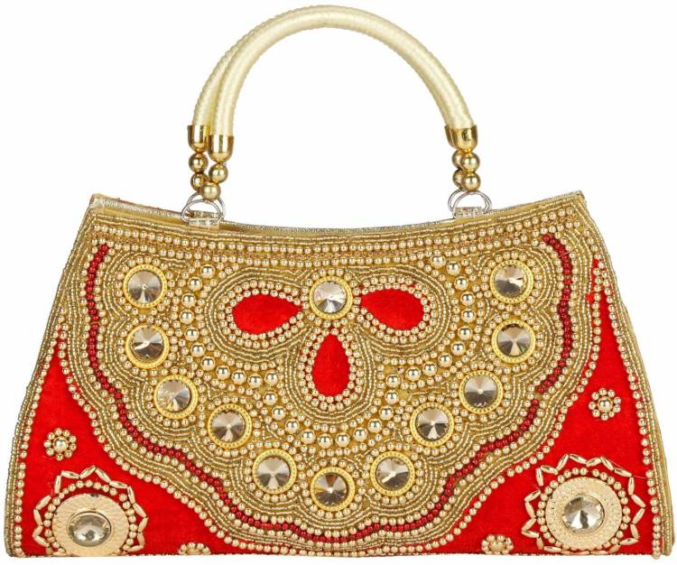 Party Orange  Clutch Price in India