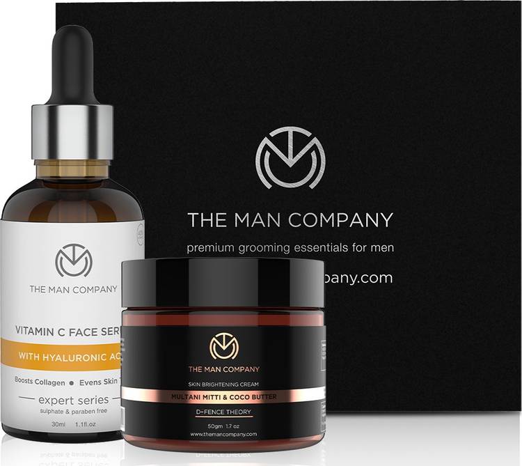 The Man Company Brighter things (Vitamin C Face Serum and Brightening Cream)