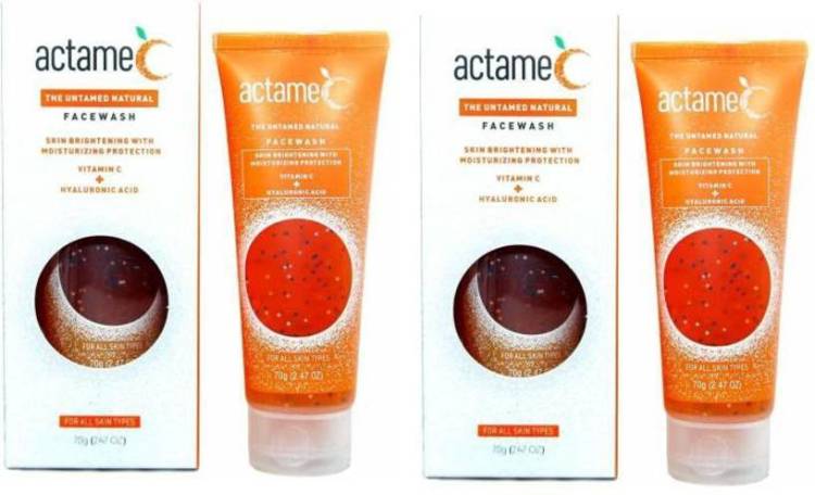 actame C  (Pack Of 2*75 GM) 150 GM Face Wash Price in India