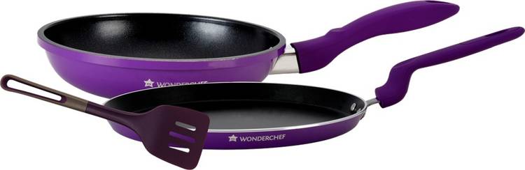 WONDERCHEF 3 Pc Elite FD Set Induction Bottom Cookware Set