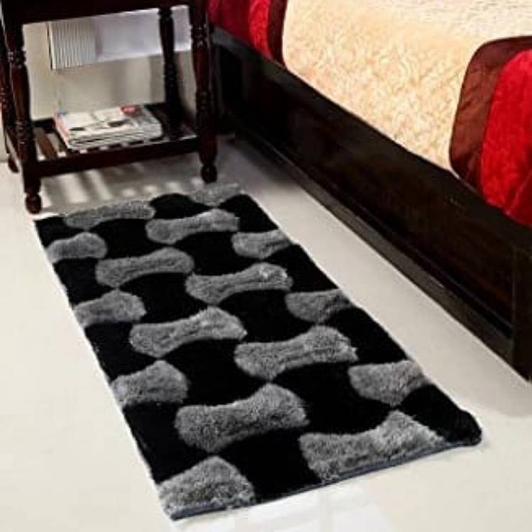 shopgallery Black, Grey Polyester Runner