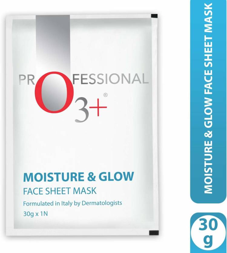 O3+ Moisture & Glow Face Sheet Mask for Brightening & Moisturizing Action (Pack of 1) Price in India