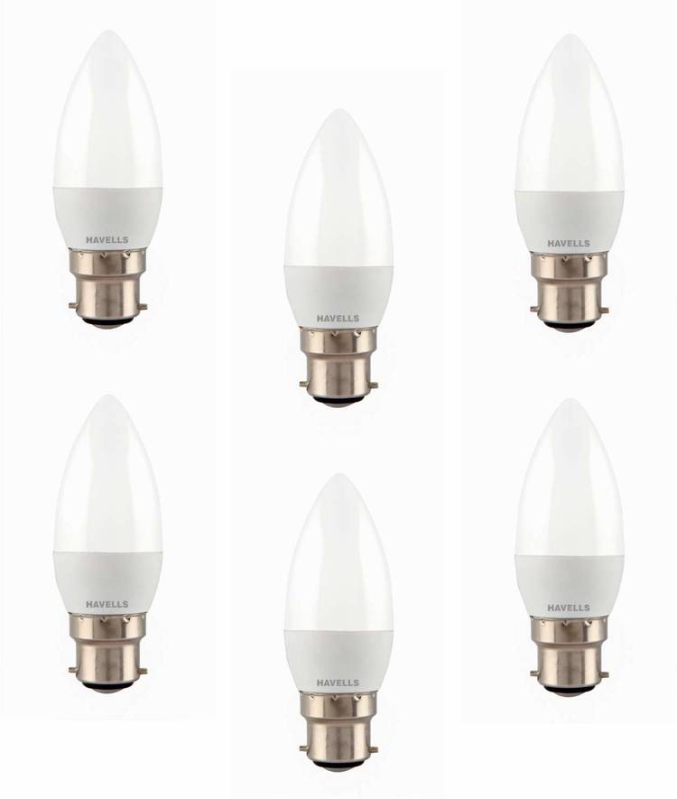 HAVELLS 2.8 W Candle B22 LED Bulb