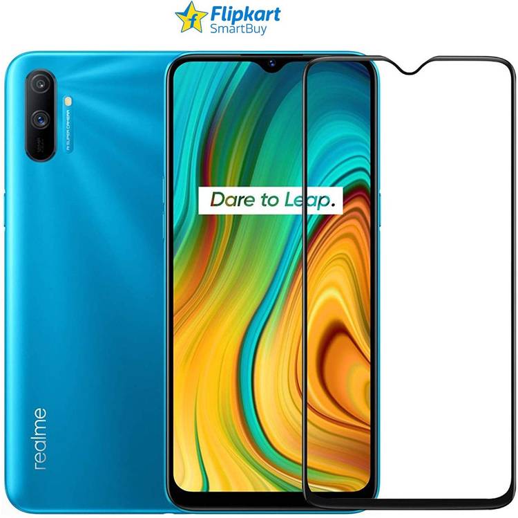 Flipkart SmartBuy Edge To Edge Tempered Glass for Realme Narzo 10, Realme Narzo 10A, Realme 5, Realme 5i, Realme 5s, Realme C3, Realme C11, Realme C12, Realme C15, Oppo A9 2020, Oppo A5 2020, Realme Narzo 20, Realme Narzo 20A, Oppo A31