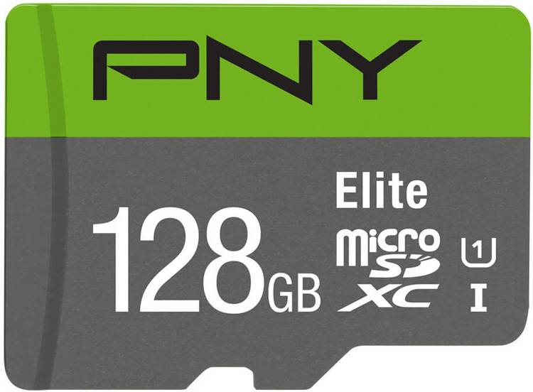 PNY Elite 128 MicroSDXC UHS Class 1 85 Mbps  Memory Card