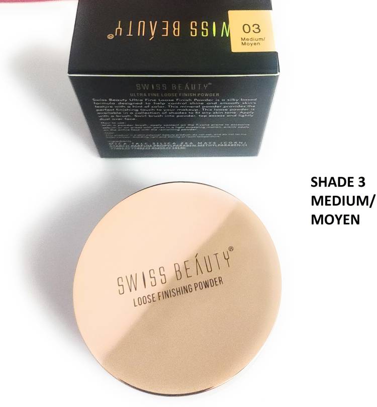 SWISS BEAUTY Ultra Fine Loose Finish Powder SB412-shade3 Compact Price in India