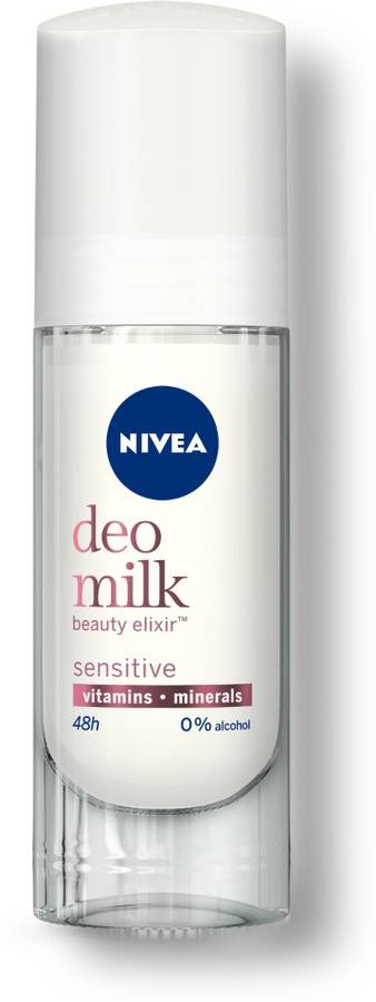 NIVEA WOMEN Deodorant, DEO MILK Sensitive Roll On, 40ml Deodorant Roll-on  -  For Women