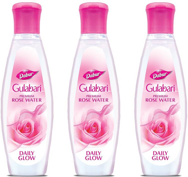 Dabur Gulabari Rose Water, 250 ml (Pack of 3) Men & Women