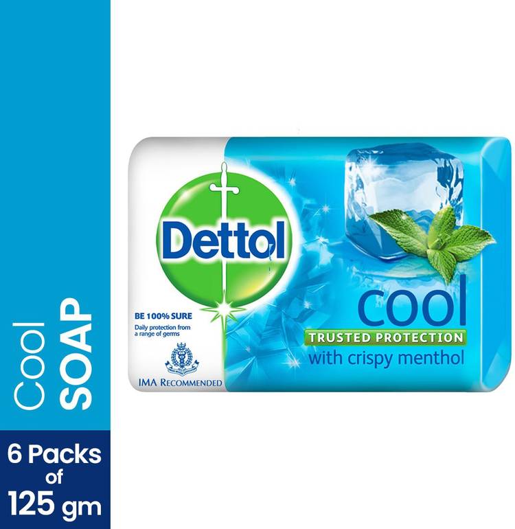 Dettol Bathing Bar Soap, Cool