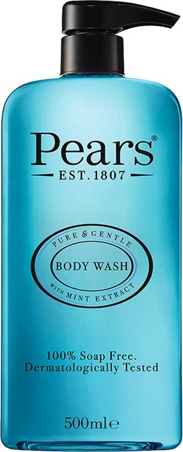 Pears Pure & Gentle Liquid Body Wash | Germshield with Mint Extracts 500ml