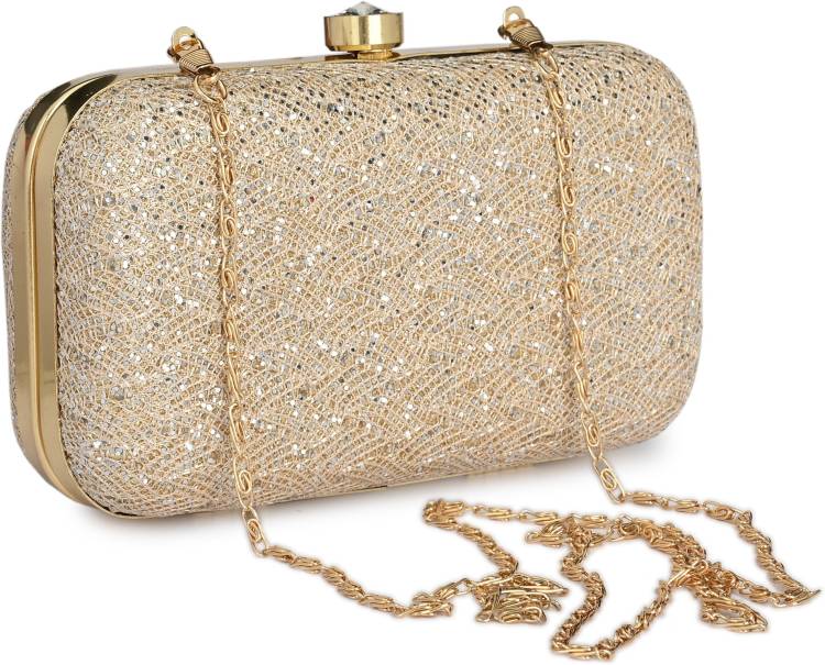 Party Cream  Clutch  - Regular Size Price in India