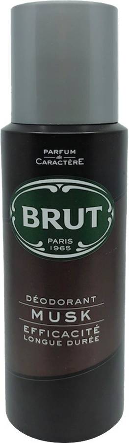 BRUT Musk Deodorant for Men | Long Lasting and Elegant Musky Fragrance 200ml Deodorant Spray  -  For Men