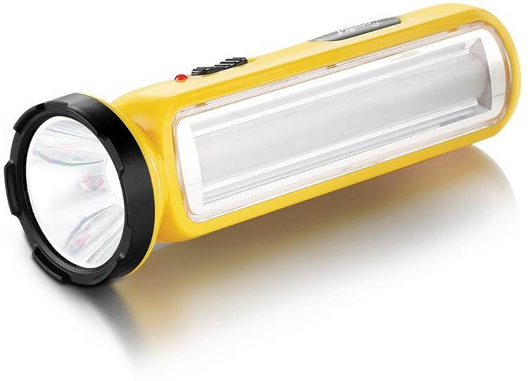 Pigeon Radiance 2 in 1 desk and torch emergency lamp(Yellow) Lantern Emergency Light