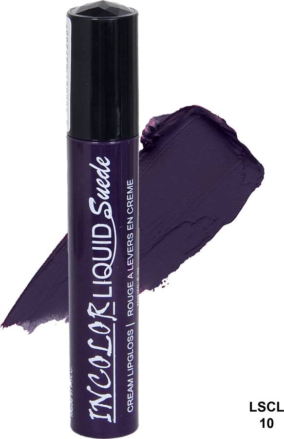 INCOLOR Liquid Suede Lipgloss Shade No.10 Price in India