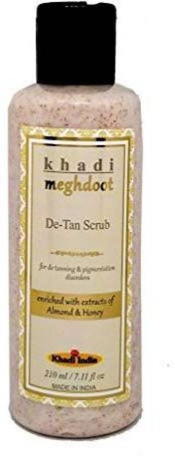 KHADI MEGHDOOT MEGHDOOT Almond and Honey De Tan Scrub , 210 ml Scrub Price in India