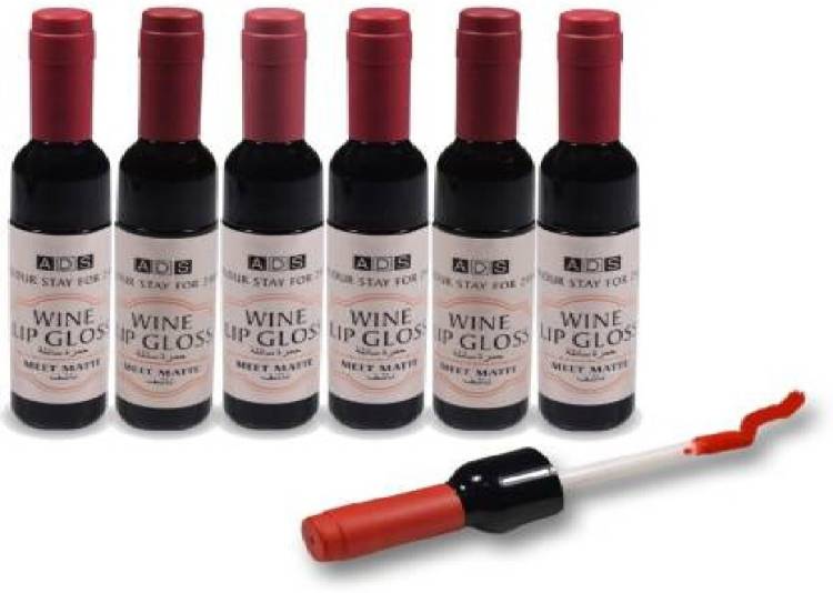 ads Wine Lip Gloss Meet Matte 24Hours Price in India