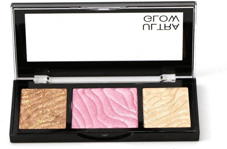 SWISS BEAUTY Ultra Glow Highlight & Bronzer Palette, Face Makeup, Shade-03 ,12 gm Price in India