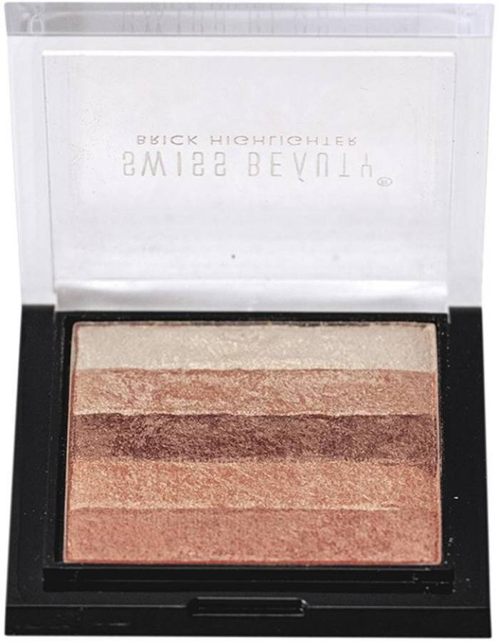 SWISS BEAUTY Blusher Brick Highlighter, Face Makeup, Multicolor-04 ,7 gm Price in India