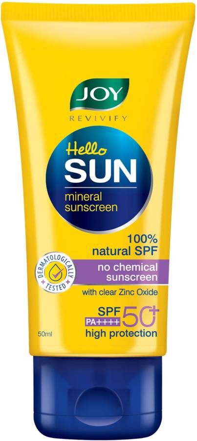 Joy Revivify Hello Sun Mineral Sunscreen - SPF 50 PA++++ Price in India