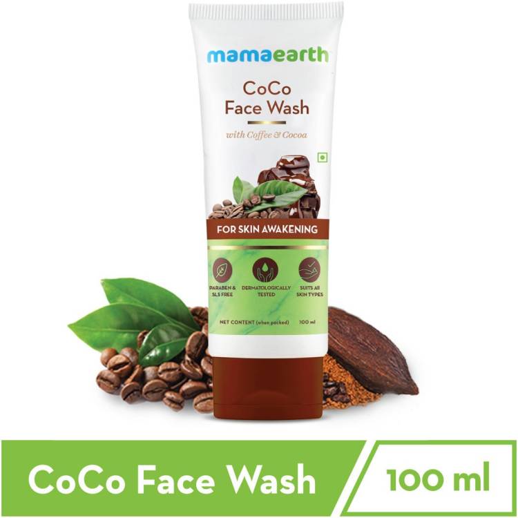 MamaEarth "CoCo Facewash, with Coffee & Cocoa for Skin Awakening – 100ml " Face Wash Price in India