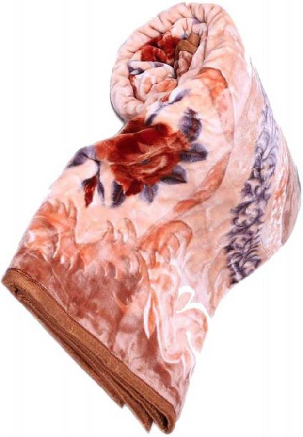Swikon star Floral Single Mink Blanket