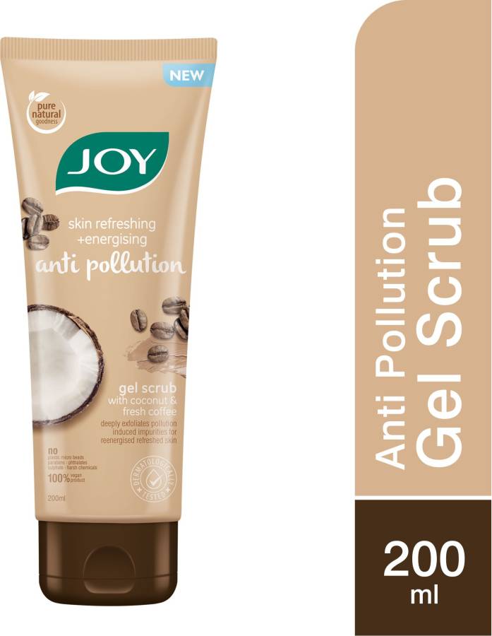 Joy Skin Refreshing & Energising Anti Pollution Gel (with Coconut & Coffee) Scrub Price in India