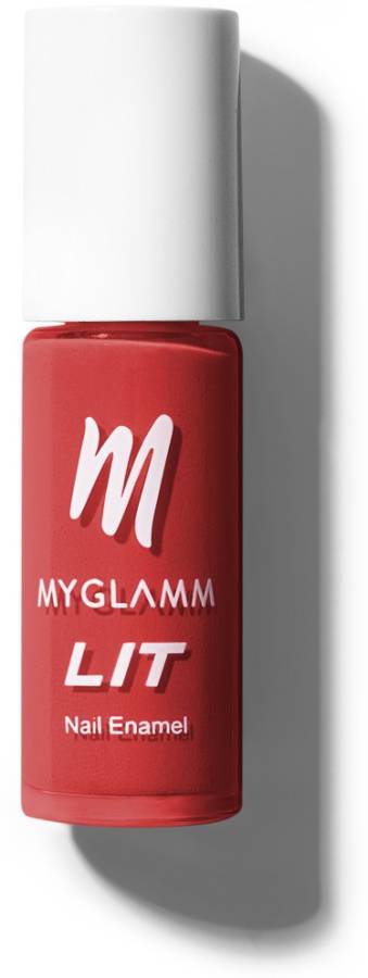 MyGlamm LIT NAIL ENAMEL -RAD Rad Price in India