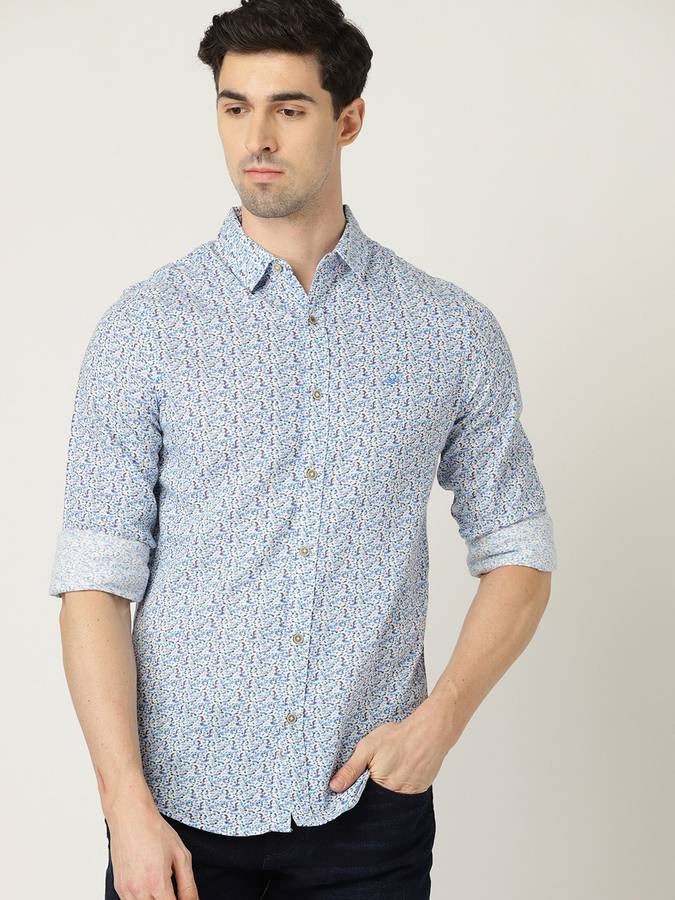 Men Regular Fit Printed Casual Shirt