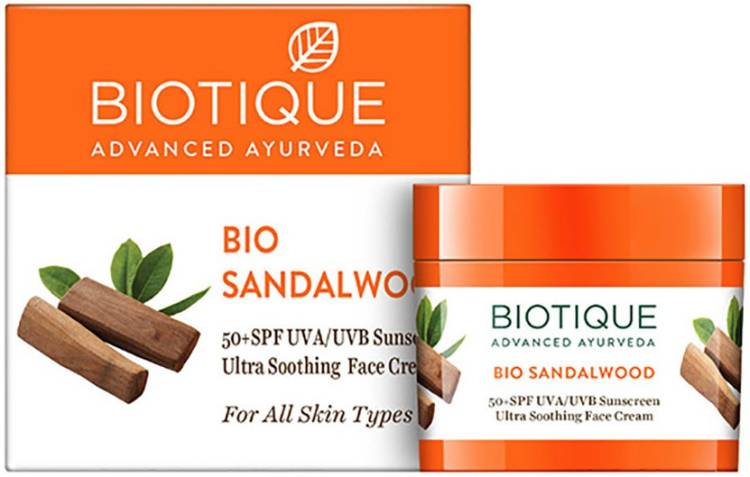 BIOTIQUE Bio Sandalwood Sunscreen - SPF 50 PA+ Price in India