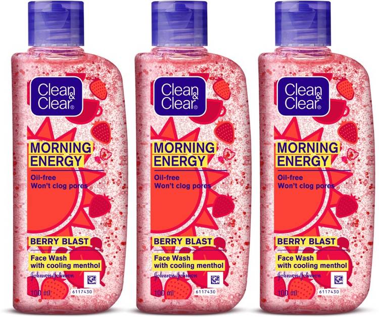 Clean & Clear Morning Energy -Berry Blast Face Wash