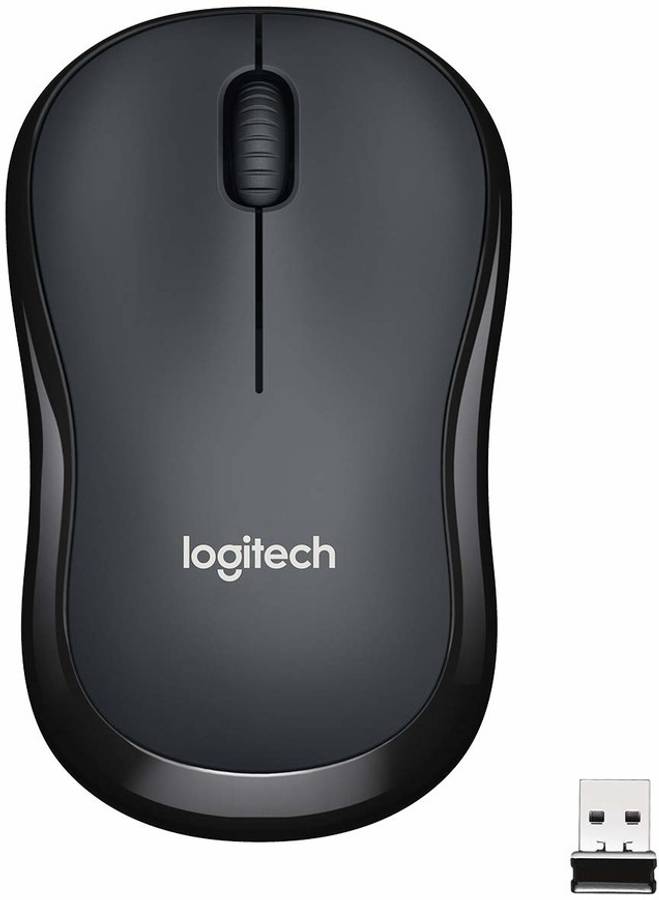 Logitech M221 Silent USB Mouse (Black) Wireless Optical Mouse