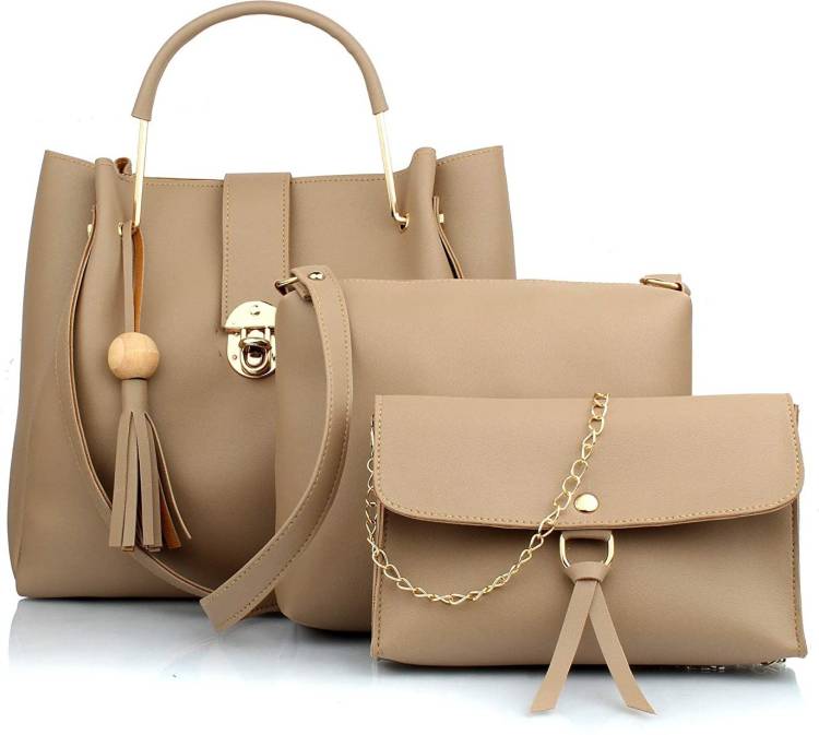 Women Beige Shoulder Bag Price in India