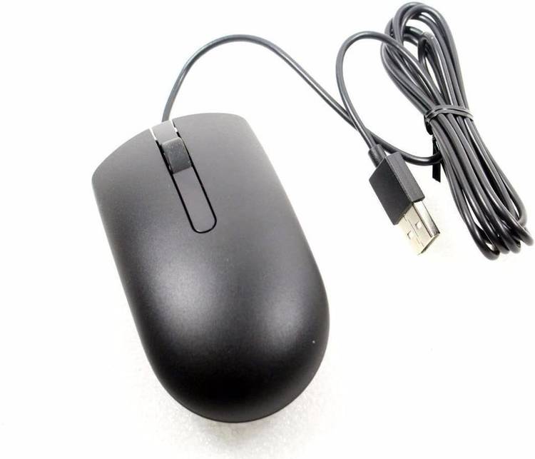 Dell MS116 Mouse With 3 years Warranty Wired Optical Mouse