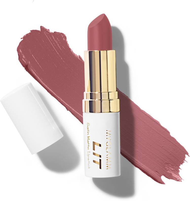 MyGlamm LIT SATIN MATTE LIPSTICK - THE GOOD WIFE Price in India