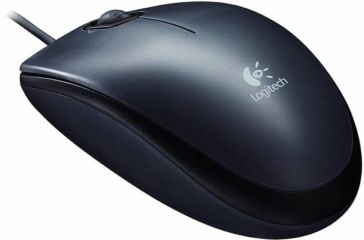 Logitech M90 USB Optical Mouse Wired Black Wired Optical Mouse