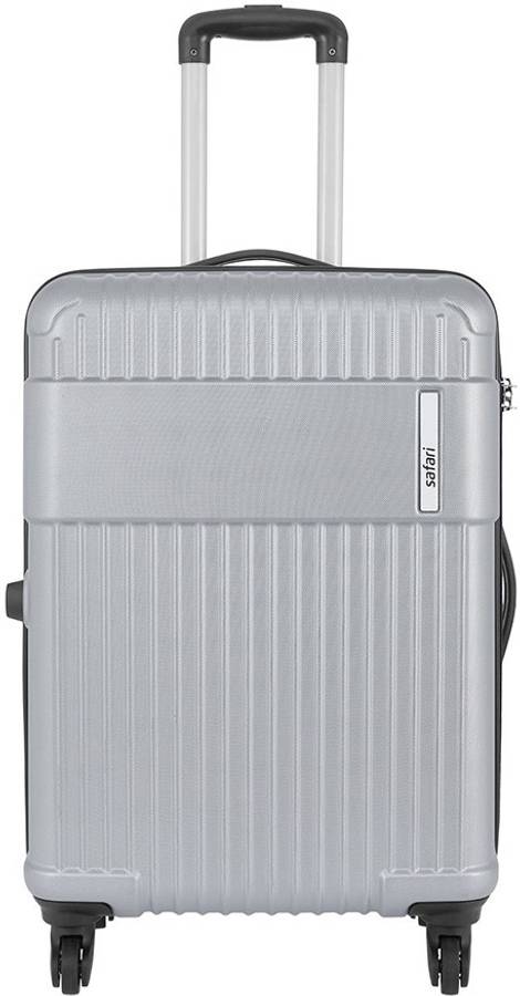 Medium Check-in Luggage (65 cm) - STEALTH 65 4W SILVER - White