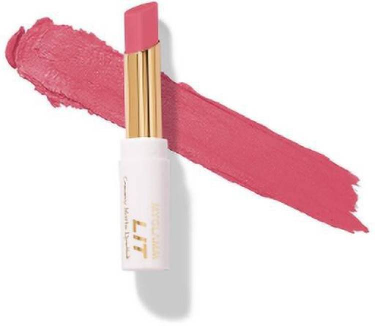 MyGlamm LIT CREAMY MATTE LIPSTICK- TEQUILA SUNRISE Price in India