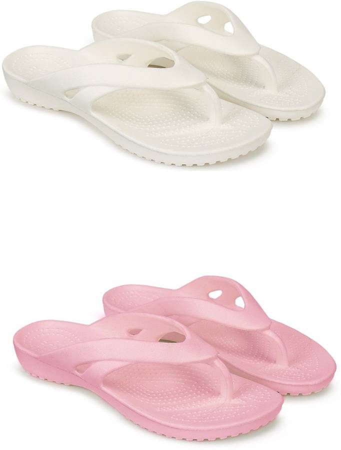 Combo Pack Of 2 Pairs Of Women Slippers Slippers