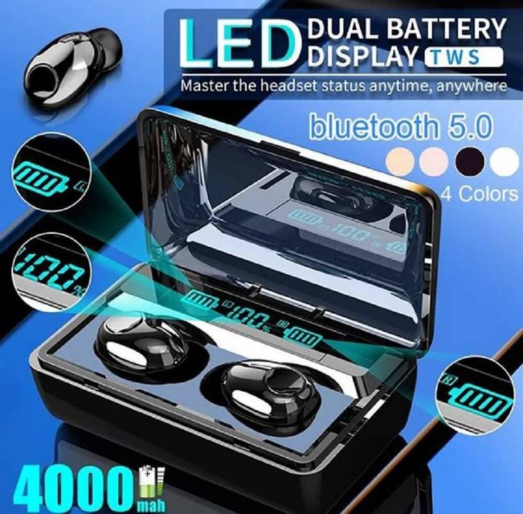 DAYNEO T8 HD Audio Earbuds With Portable Charging Box Smart Headphones