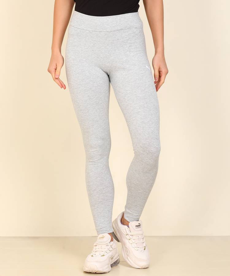 Solid Women Grey Tights