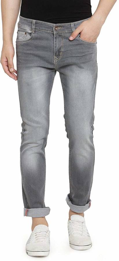 Regular Men Grey Jeans