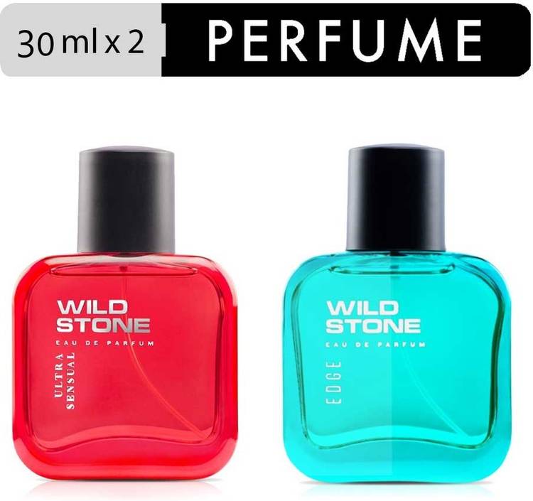 Wild Stone Edge and Ultra Sensual Perfume Combo for Men Eau de Parfum  -  60 ml