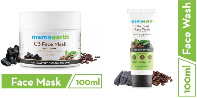 MamaEarth Charcoal Secrets C3 Face Mask Price in India