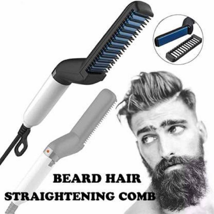 Noway Styling Hair Styler for Men Electric Beard Straightener Massage Hair Hair Straightener (Black) Hair Straightener Price in India