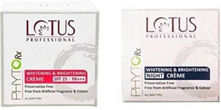LOTUS Professional Phytorx Whitening & Brightening Day & Night Cream Price in India
